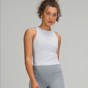 Lululemon Nulux Racerback Cropped Run Tank Top
